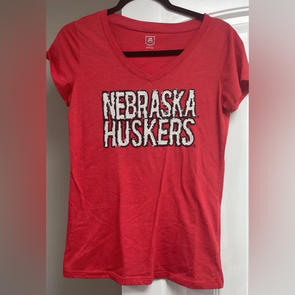 Nebraska Huskers Women's Red T-Shirt